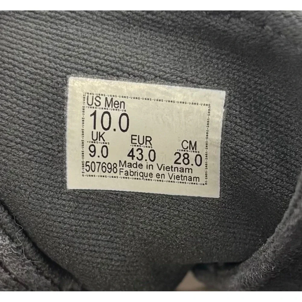 Vans Ward Low Top Sneakers Men's 10 Grey Gum Suede Skate Shoes